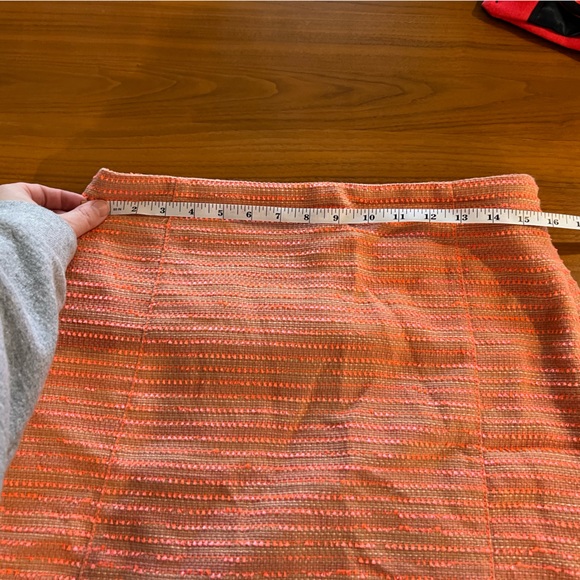 LOFT Hot Pink Fringey Mini Skirt 8P - Picture 8 of 8